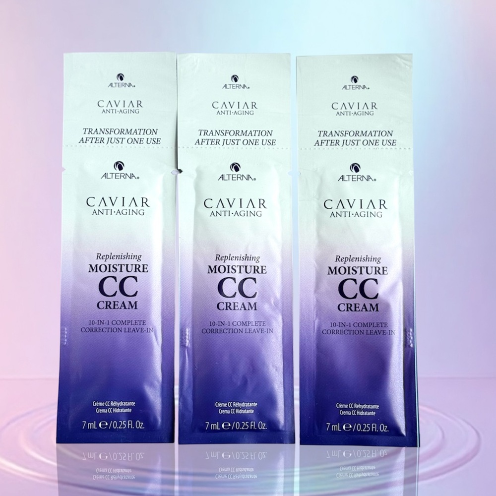 Alterna Caviar Anti-Aging Replenishing Moisture CC Cream 3 x 7ml sample packs